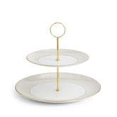 Gio Gold Two-Tier Cake Stand